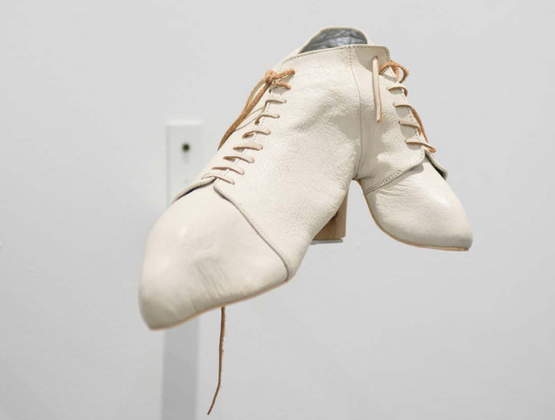 Shoe for Ostrich by Han Feng contemporary artwork Mixed Media
