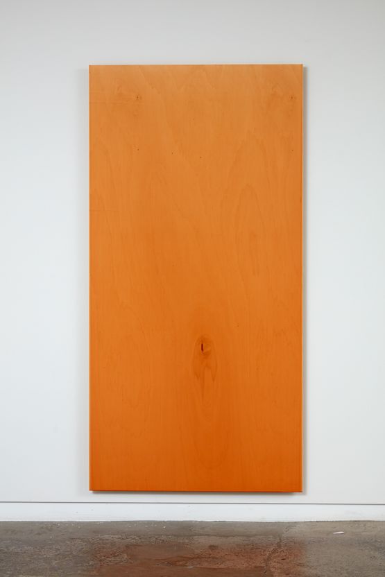 Falling Light pink orange by Simon Morris contemporary artwork Painting