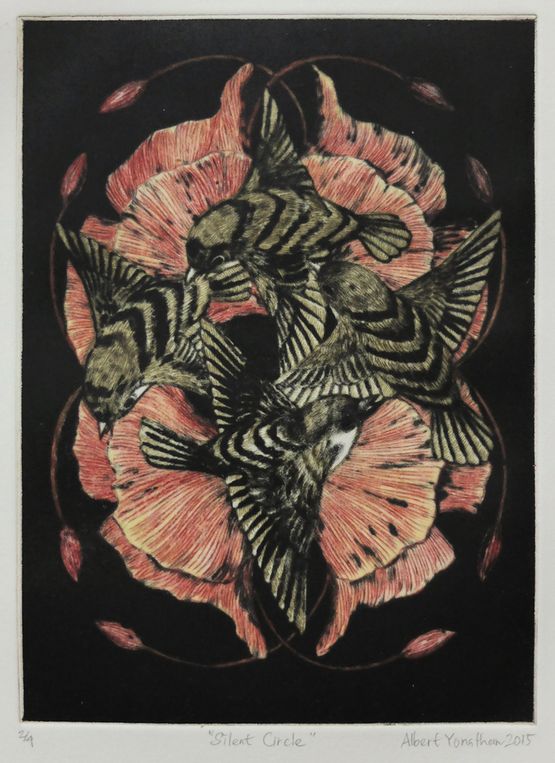Silent Circle by Albert Yonathan Setyawan contemporary artwork Print