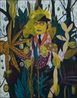 The Menace of Traveling by Rodel Tapaya contemporary artwork Painting