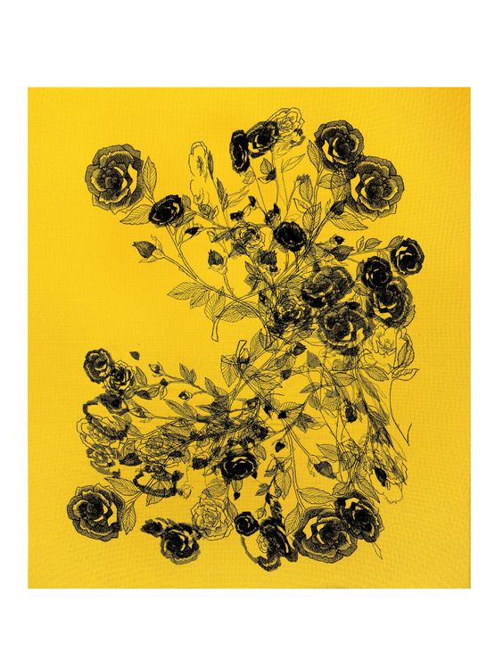 Kicked Vase 3 by Borna Sammak contemporary artwork Textile
