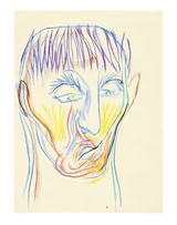 Face and Mask 15 by Carlos Amorales contemporary artwork drawing works on paper