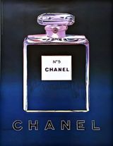 Chanel N5 Original vintage poster - Black by Andy Warhol contemporary artwork print works on paper
