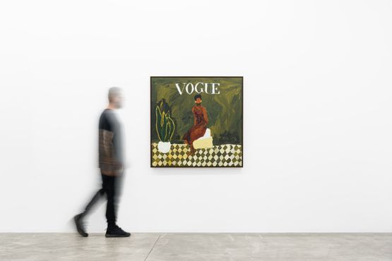 Tereza de Benguela Vogue Brasil by Elian Almeida contemporary artwork Painting