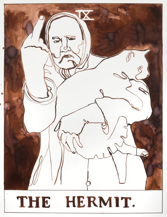 The Hermit by Bianca Kennedy contemporary artwork Painting