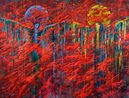 Who decides by Chi Peng contemporary artwork Painting