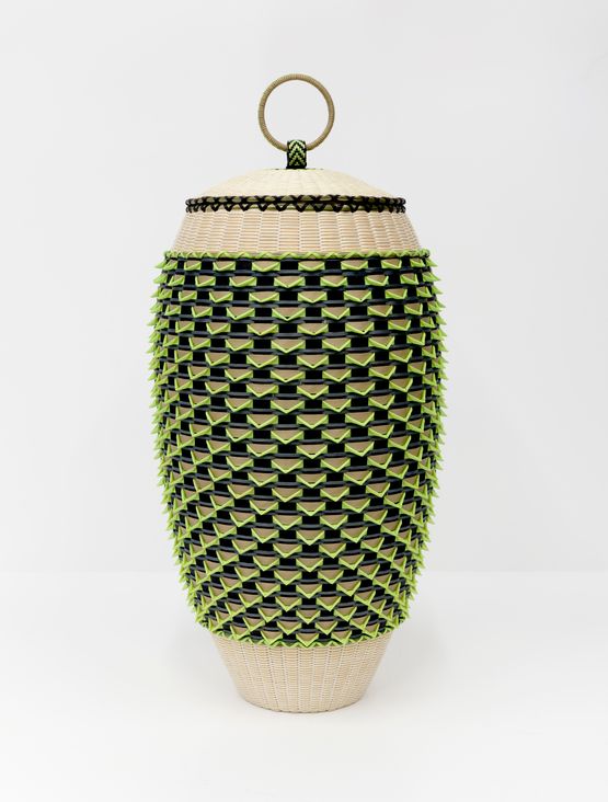 Guarded by Jeremy Frey contemporary artwork Textile