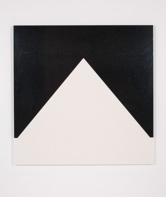 Pyramid white by Michael Wilkinson contemporary artwork Painting