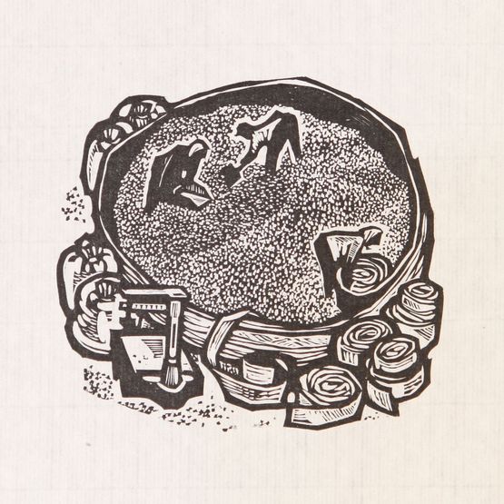 Big Grain Silo by Xu Bing contemporary artwork Print