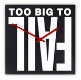 Too Big to Fail by Barbara Kruger contemporary artwork design