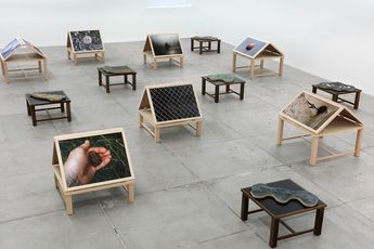 Contemporary art exhibition Richard Deacon House and Garden at Marian Goodman Gallery New York United States