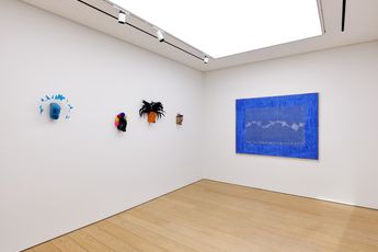 Contemporary art exhibition Romuald Hazoume Les Fleurs Du Male at Gagosian Athens Greece
