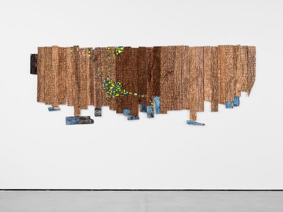 Fli by El Anatsui contemporary artwork Painting