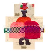 Bonfire - Weaving - 186 by Jam Wu contemporary artwork works on paper