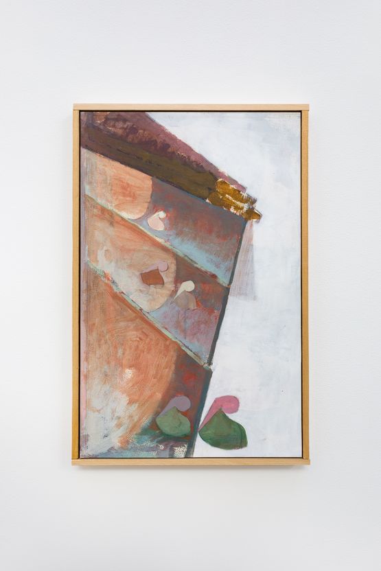 Rs in the Corner Cabinet by Andrew Kerr contemporary artwork Painting