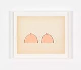 To be naked. Breasts by Adelaide Cioni contemporary artwork painting works on paper