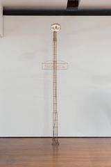 Public furniture - Frankford Av lightladder by Marley Dawson contemporary artwork sculpture