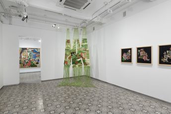 Contemporary art exhibition Chanakya School Trace at Experimenter Ballygunge Place Kolkata India