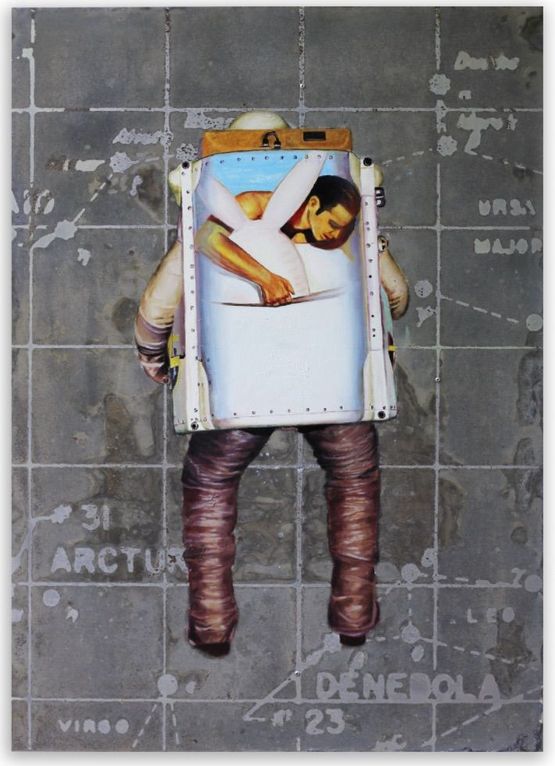 PT Besok Jaya  LAPAN Suit Studies 3 by Nurrachmat Widyasena contemporary artwork Painting