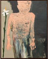 Flower with a Figure The Age of Decay 4th series 310 by Pedro Cabrita Reis contemporary artwork painting