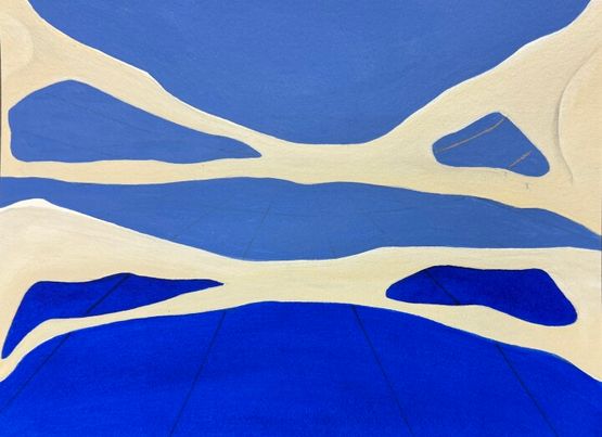 Study for Light and Matter II by Artemis Kotioni contemporary artwork Works on Paper
