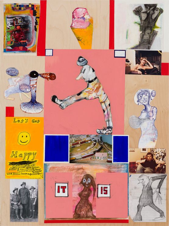 Lets get happy with Chris Johanson by Gareth Sansom contemporary artwork Painting