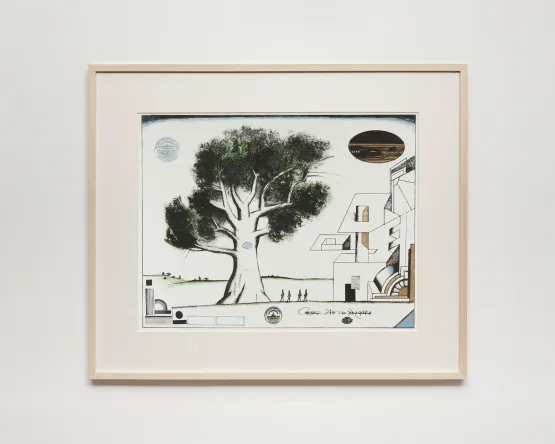 The Tree by Saul Steinberg contemporary artwork Print