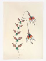 Untitled by Anna Zemankova contemporary artwork painting drawing textile