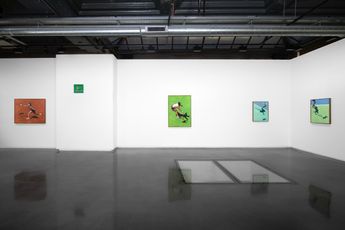 Contemporary art exhibition Mauro Martinez Practice Makes Purrfect at Unit London United Kingdom