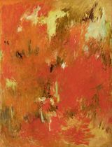 October by Albert Kotin contemporary artwork painting works on paper