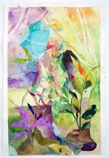 Rahma  Mercy also Womb by Mona Taha contemporary artwork works on paper
