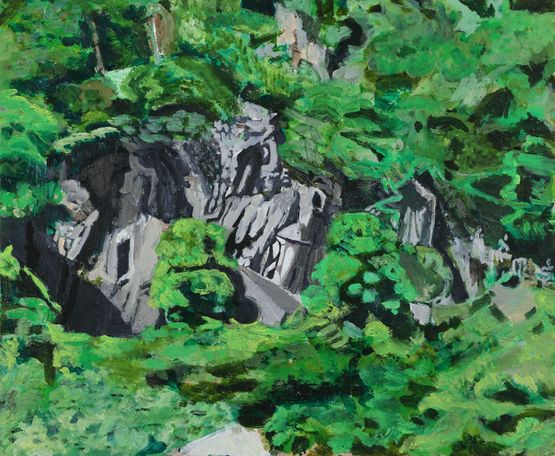 Washinoyama Quarry by Sone Yutaka contemporary artwork Painting