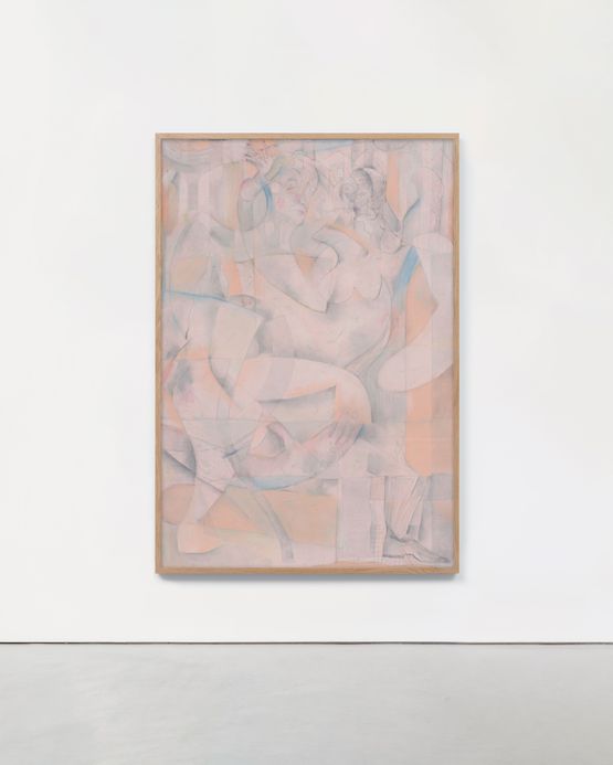 Nail polish and Cigarette by Volker Huller contemporary artwork Works on Paper