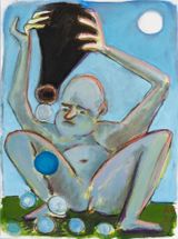 Six Paper Paintings by Antone Konst contemporary artwork works on paper