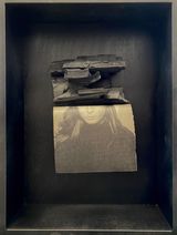 From the series Black Portrait by Lucia Tallova contemporary artwork mixed media