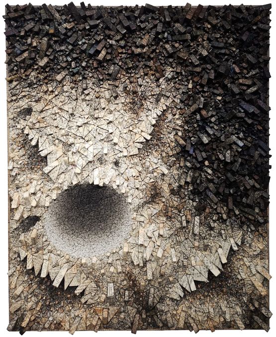 Aggregation 24 - FE010 by Chun Kwang Young contemporary artwork Works on Paper