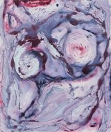 La tete dans la spirale by Manuel Mathieu contemporary artwork mixed media
