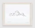 She Was A Mountain by David Byrne contemporary artwork Works on Paper
