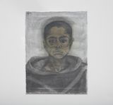 Self Portrait as Background by Fiza Khatri contemporary artwork painting