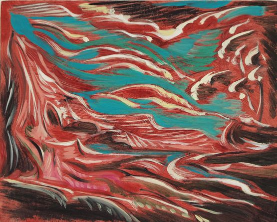 After Here by Brian Fahlstrom contemporary artwork Painting