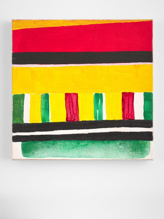 Red Gold Green by Atta Kwami contemporary artwork Painting