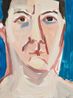 Self - Portrait December by Chantal Joffe contemporary artwork Painting