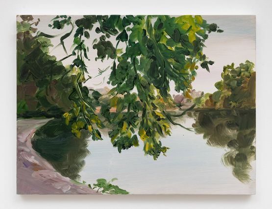 Sketch for Hollow Pond 10 by Hannah Brown contemporary artwork Painting