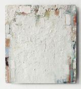 Weiss  Malachit Blau Grun Orange Schwarz - IV by Peter Tollens contemporary artwork painting