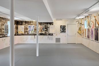 Contemporary art exhibition Amy Sillman Alternate Side Permutations 132 at Dia Bridgehampton Long-term view