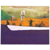 Untitled Canoe by Peter Doig contemporary artwork print