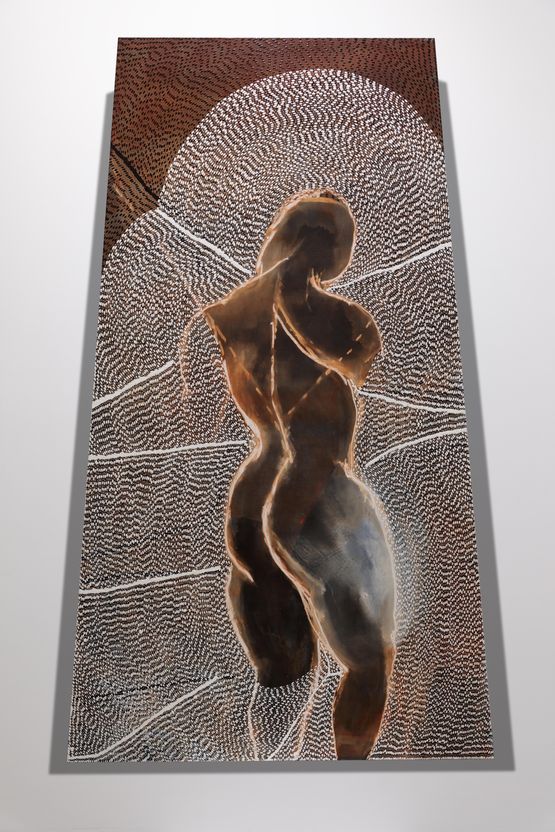 Forward moving motion by Radhika Khimji contemporary artwork Painting