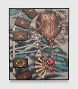 The Remedy of Analog Space  Time by Lari Pittman contemporary artwork painting