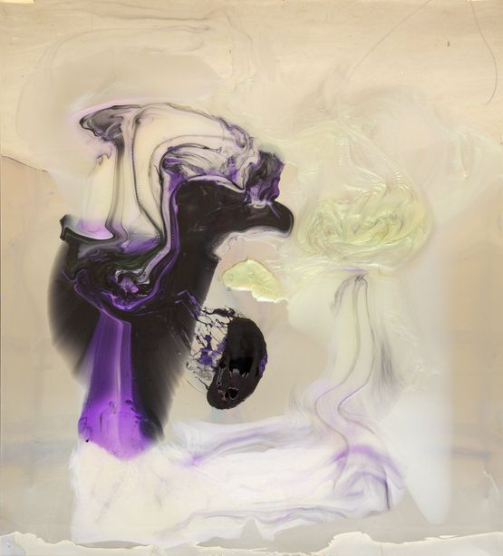 He worried that he might forget himself a lapse in reality obeying what others think is right and to reach out to run his hand over the shape of the imagined possibility he hungered for by Dale Frank contemporary artwork Painting