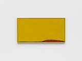 Untitled pre-bribes de corps yellow by Huguette Caland contemporary artwork painting